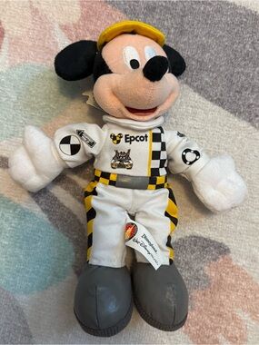 Vintage Disney Parks Epcot Test Track Mickey Mouse Plush